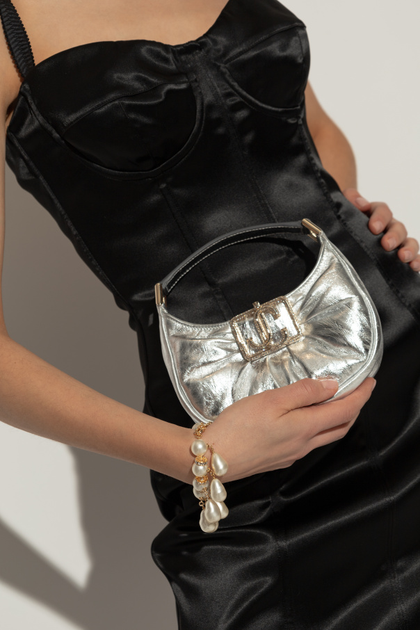 Silver Handbag Edie Hobo Mini Jimmy Choo - Vitkac AS
